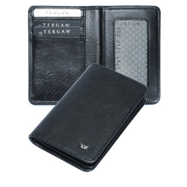 Siyah Deri Unisex Kredi Kartlık - S1KK00001508-A97 - 2