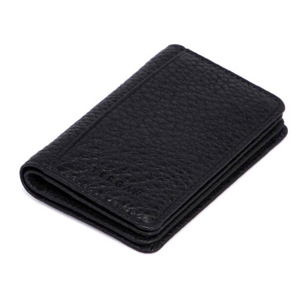 Siyah Hakiki Deri Unisex Kredi Kartlık - S1KK00001601-A41 