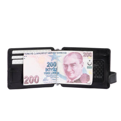 Siyah Deri Unisex Kredi Kartlık - S1KK00001637-B06 - 3