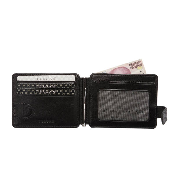 Siyah Deri Unisex Kredi Kartlık - S1KK00001637-D68 - 2