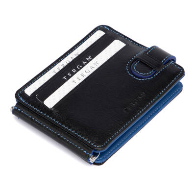 Siyah Deri Unisex Kredi Kartlık - S1KK00001637-K1B 