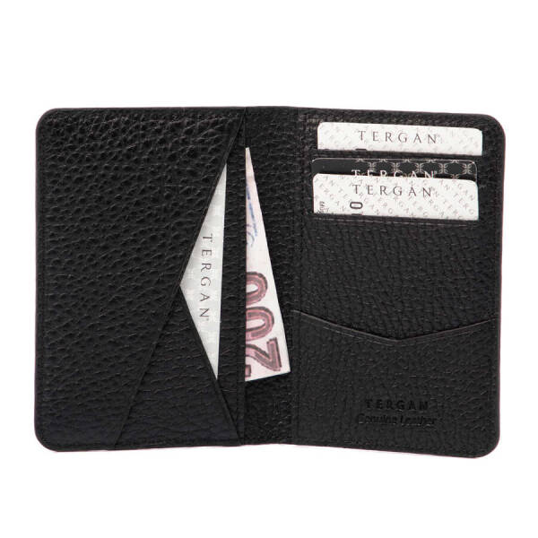 Siyah Deri Unisex Kredi Kartlık - S1KK00001645-A41 - 2