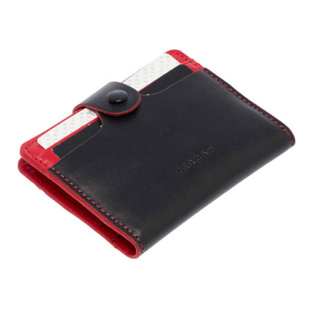 Siyah Hakiki Deri Unisex Kredi Kartlık - S1KK00001653-U2E 