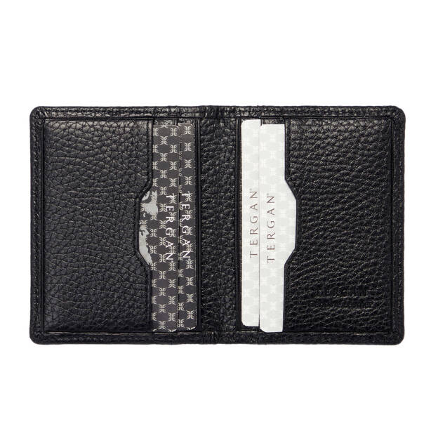 Siyah Deri Unisex Kredi Kartlık - S1KK00001666-A41 - 2