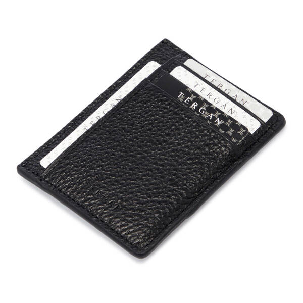 Siyah Deri Unisex Kredi Kartlık - S1KK00001676-A41 - 1