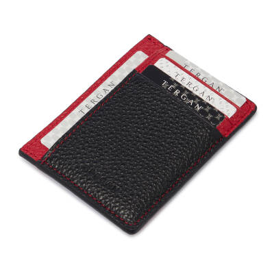 Siyah Deri Unisex Kredi Kartlık - S1KK00001676-S6L 