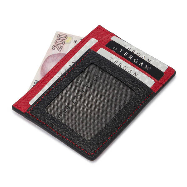 Siyah Deri Unisex Kredi Kartlık - S1KK00001676-S6L - 2