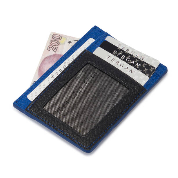 Siyah Deri Unisex Kredi Kartlık - S1KK00001676-T0V - 2