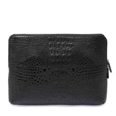 Siyah Deri Unisex Laptop Çantası - S1LC00002951-A03 - 1
