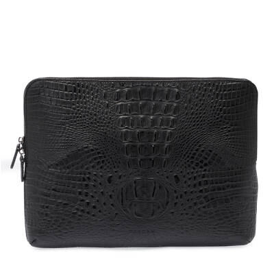 Siyah Deri Unisex Laptop Çantası - S1LC00002951-A03 - 3