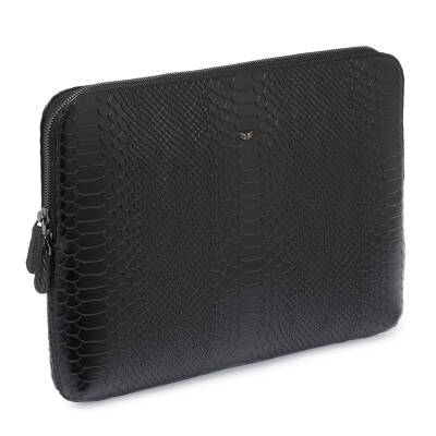 Siyah Deri Unisex Laptop Çantası - S1LC00002951-B61 - 2