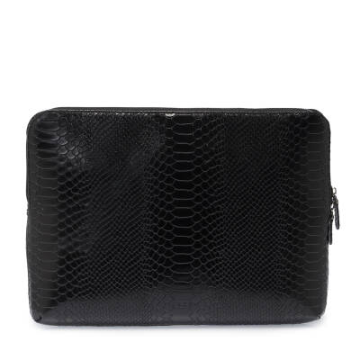Siyah Deri Unisex Laptop Çantası - S1LC00002951-B61 - 3