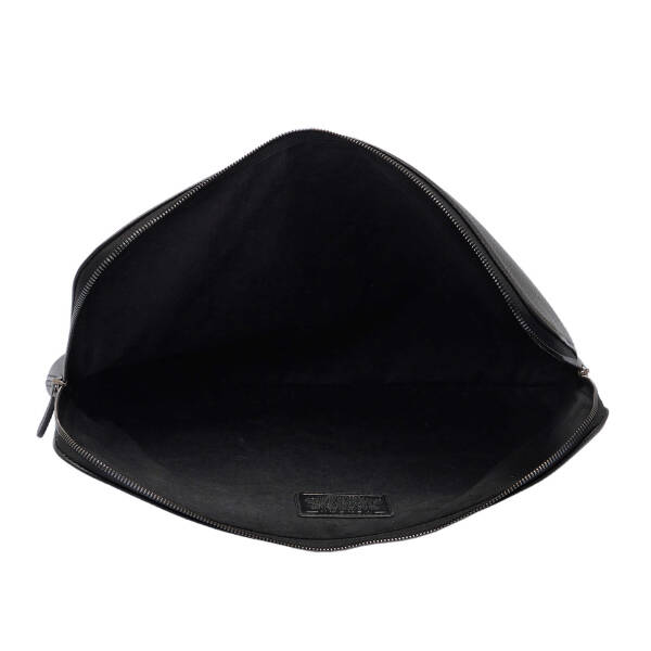 Siyah Hakiki Deri Unisex Laptop Çantası - S1LC00002952-A41 - 4