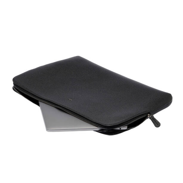 Siyah Hakiki Deri Unisex Laptop Çantası - S1LC00002952-A41 - 5