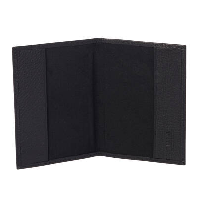 Siyah Deri Unisex Pasaportluk - S1PS00001200-A41 - 2