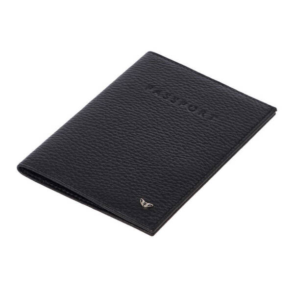 Siyah Hakiki Deri Unisex Pasaportluk - S1PS00001200-A41 - 1