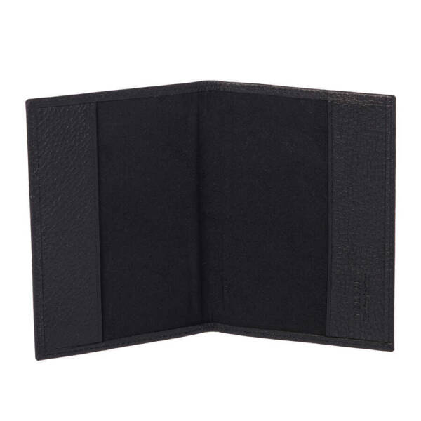 Siyah Hakiki Deri Unisex Pasaportluk - S1PS00001200-A41 - 2