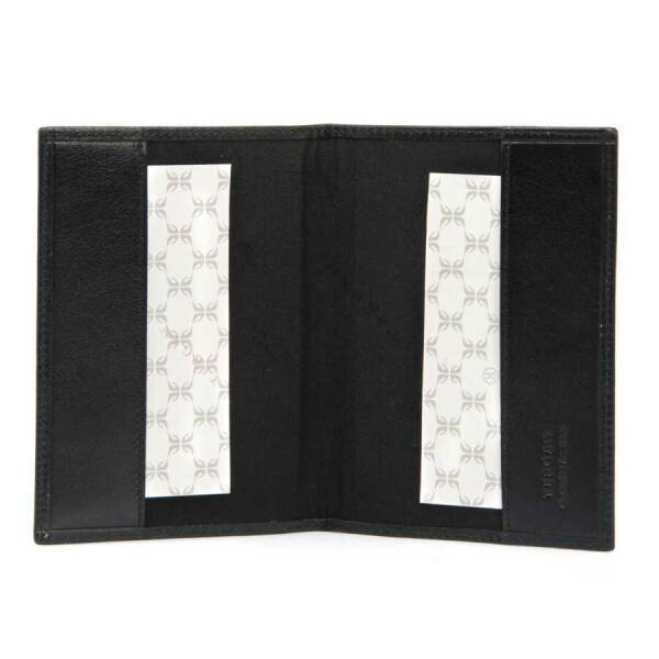 Siyah Deri Unisex Pasaportluk - S1PS00001200-B06 - 2
