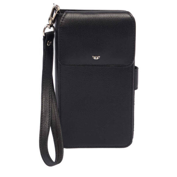 Siyah Deri Unisex Portföy Çantası - S1PC00001655-A85 