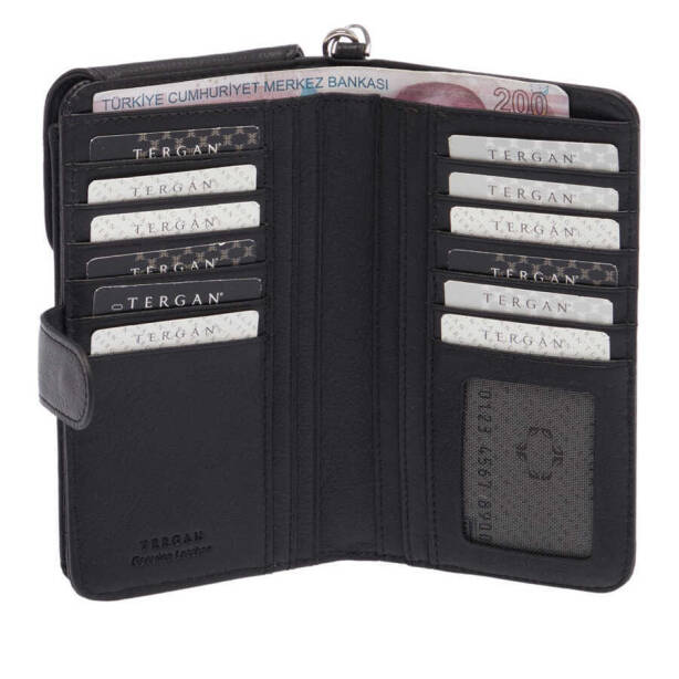 Siyah Deri Unisex Portföy Çantası - S1PC00001655-A85 - 3