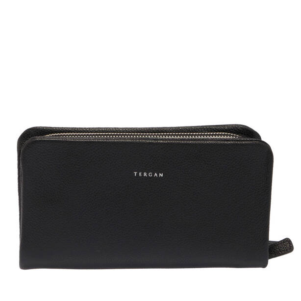 Siyah Hakiki Deri Unisex Portföy Çantası - S1PC00002197-A41 - 3