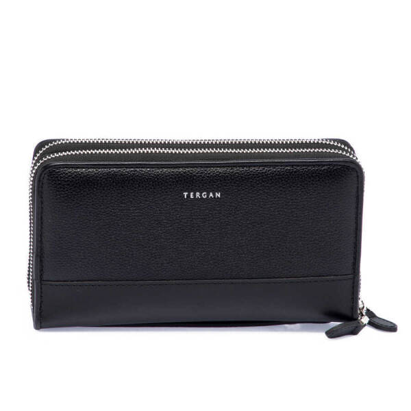 Siyah Hakiki Deri Unisex Portföy Çantası - S1PC00021396-S3J - 3