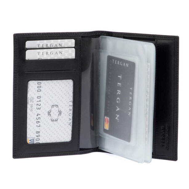 Siyah Deri Unisex Ruhsatlık - S1RU00001104-B06 - 2