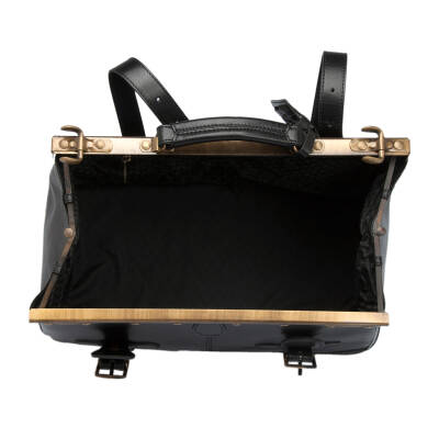 Siyah Deri Unisex Seyahat Çantası - S1SC00002515-A97 - 4