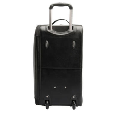 Siyah Deri Unisex Seyahat Çantası - S1SC00002566-A97 - 4