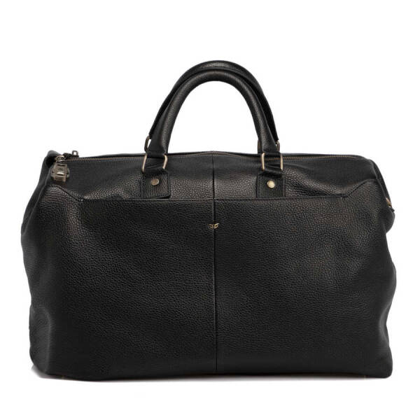 Siyah Deri Unisex Seyahat Çantası - S1SC00021264-A41 - 1