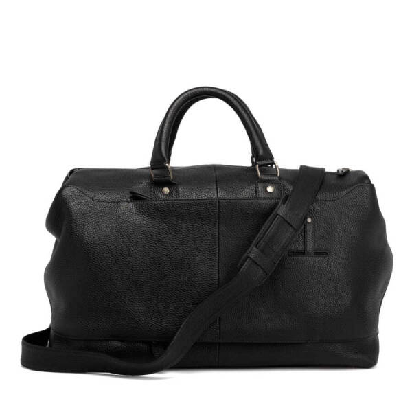 Siyah Deri Unisex Seyahat Çantası - S1SC00021264-A41 - 3