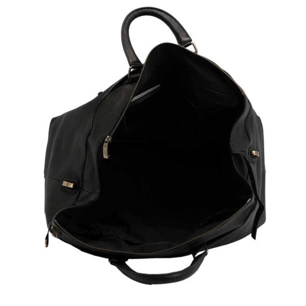 Siyah Deri Unisex Seyahat Çantası - S1SC00021264-A41 - 4