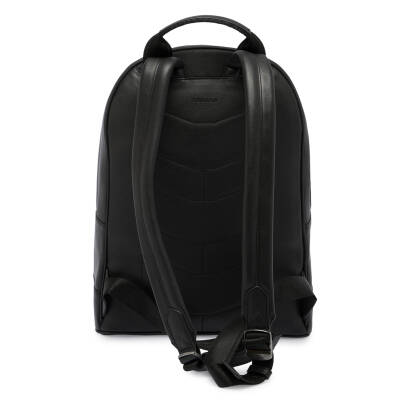 Siyah Deri Unisex Sırt Çantası - S1SR00021491-M4H - 3