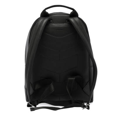 Siyah Deri Unisex Sırt Çantası - S1SR00021491-N9A - 4
