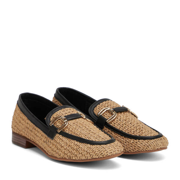 Siyah Deri-Vegan Kadın Loafer - K26Y1AY68629-V1S - 2
