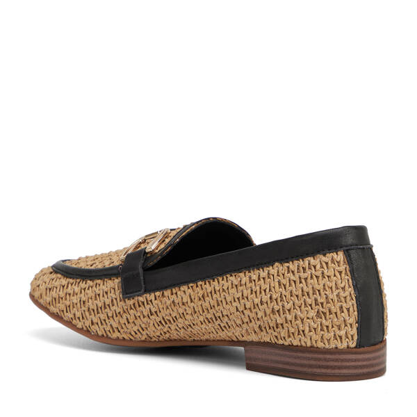 Siyah Deri-Vegan Kadın Loafer - K26Y1AY68629-V1S - 4