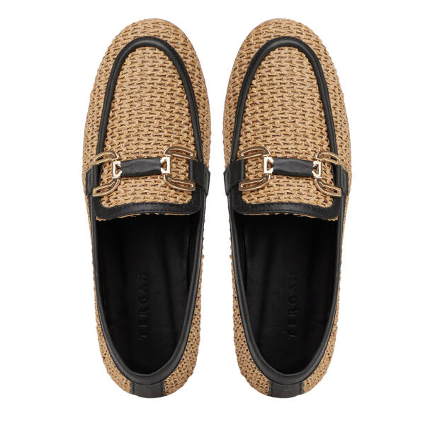 Siyah Deri-Vegan Kadın Loafer - K26Y1AY68629-V1S - 5