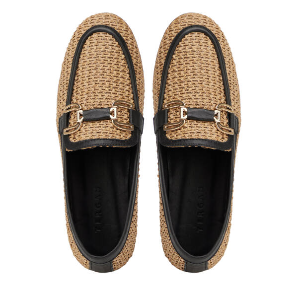 Siyah Deri-Vegan Kadın Loafer - K26Y1AY68629-V1S - 5