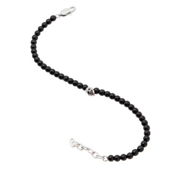 Siyah Erkek Bileklik - E1BLK0410326-D62 - 2