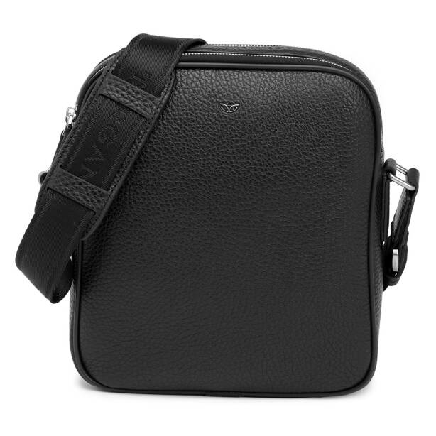 Siyah Hakiki Deri Erkek Çapraz Askılı Çanta - S1AC00021543-V5N - 1