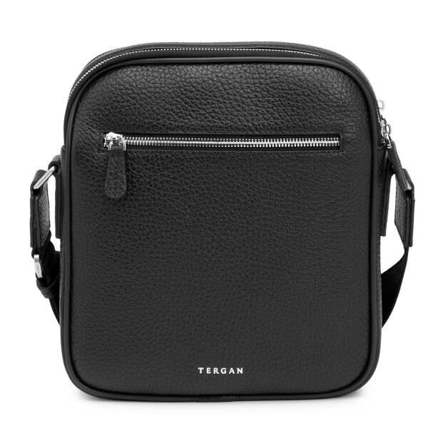 Siyah Hakiki Deri Erkek Çapraz Askılı Çanta - S1AC00021543-V5N - 3