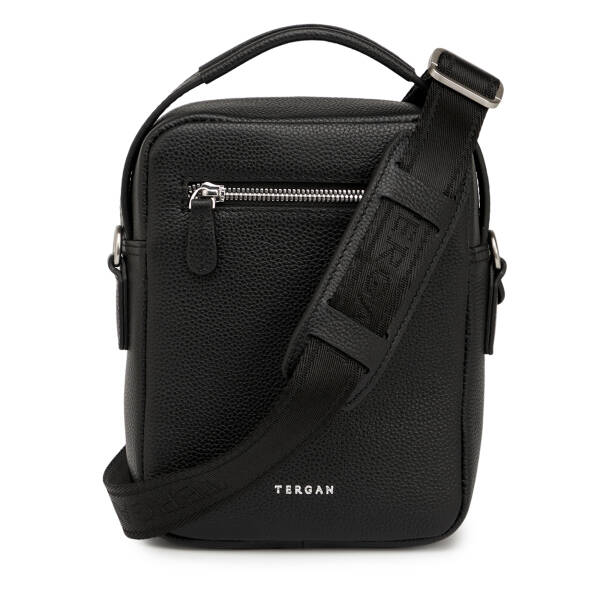 Siyah Hakiki Deri Erkek Çapraz Askılı Çanta - S1AC00021551-A6F - 3