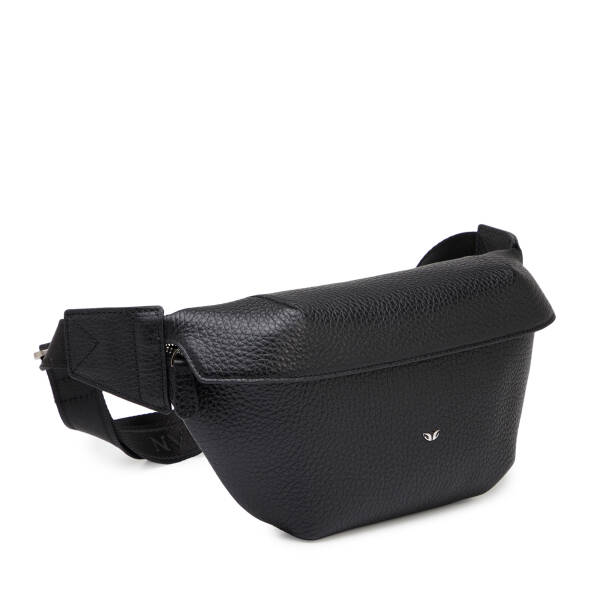 Siyah Hakiki Deri Erkek Bel Çantası - S1BL00021549-V5N - 2