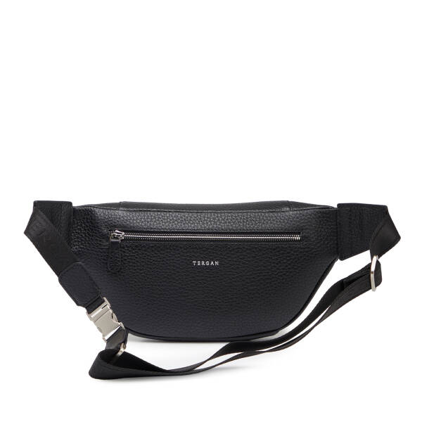 Siyah Hakiki Deri Erkek Bel Çantası - S1BL00021549-V5N - 3