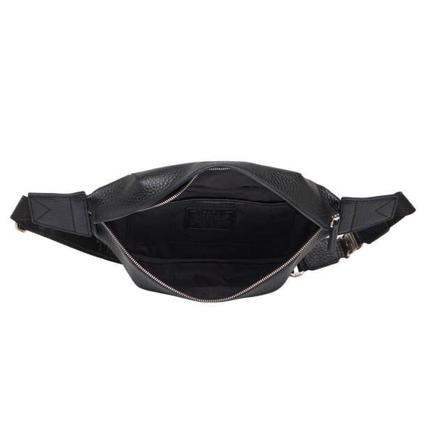 Siyah Hakiki Deri Erkek Bel Çantası - S1BL00021549-V5N - Tergan