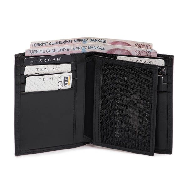 Siyah Hakiki Deri Erkek Cüzdan - S1CE00001674-B06 - 2