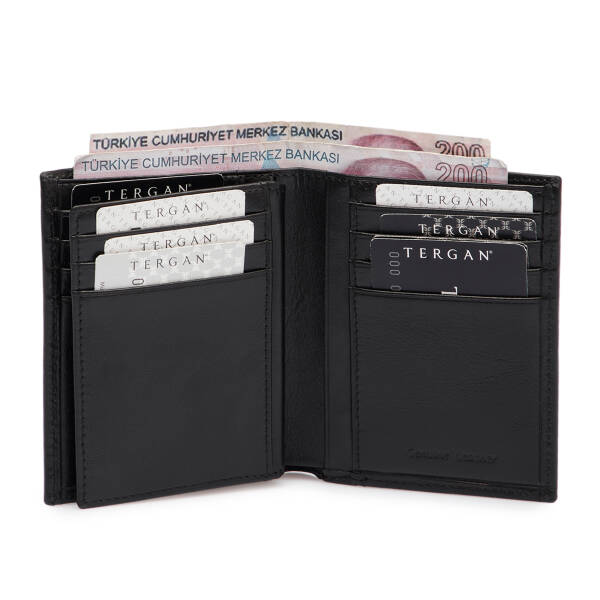 Siyah Hakiki Deri Erkek Cüzdan - S1CE00001674-B06 - 3