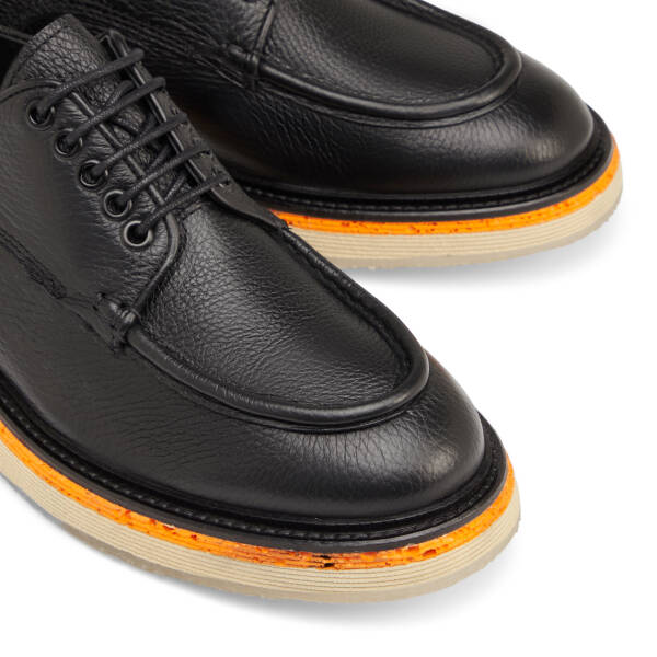 Siyah Hakiki Deri Erkek Klasik Ayakkabı - E25I1AY57194-A01 - 3