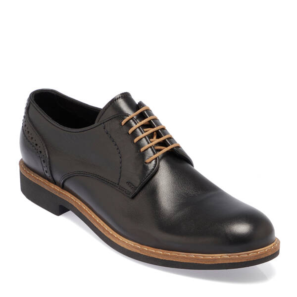 Siyah Hakiki Deri Erkek Klasik Ayakkabı - E26I1AY57618-I1X - 2