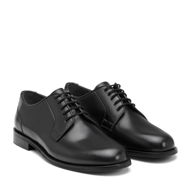 Siyah Hakiki Deri Erkek Klasik Ayakkabı - E26I1AY57677-A43 - 2